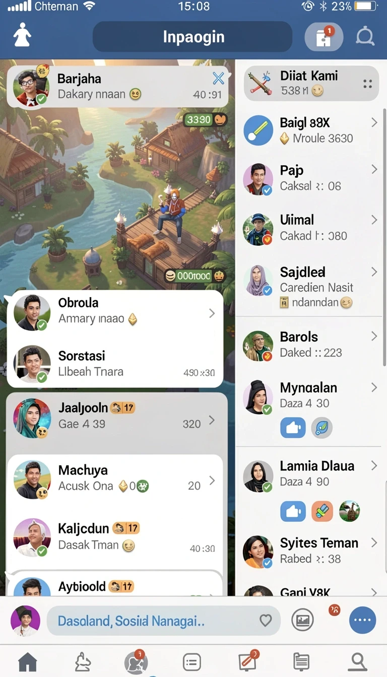 Tampilan utama aplikasi Aplikasi latoto Resmi dan Terpercaya di Android yang intuitif dan efisien.