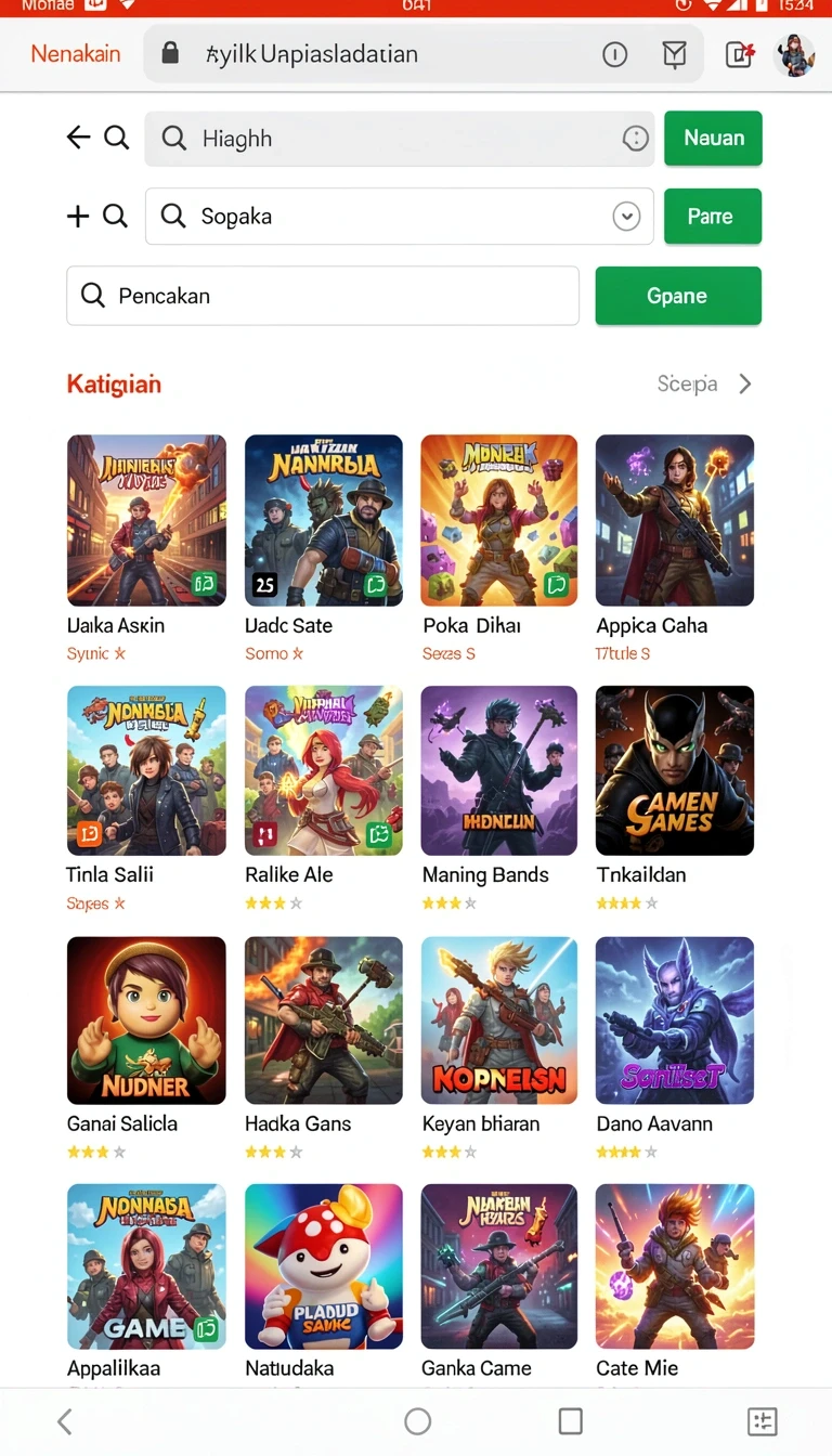 Tampilan utama aplikasi Aplikasi ink789 Resmi dan Terpercaya di Android yang intuitif dan efisien.